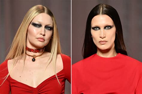 Gigi and Bella Hadid's Bleached Eyebrows at the .